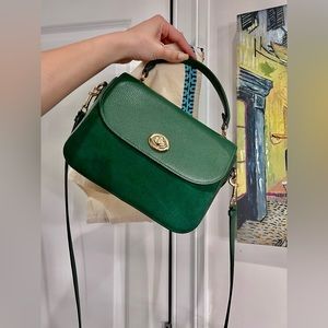 COACH Forrest Green Shoulder Bag